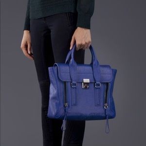 3.1 Phillip Lim Medium Pashli satchel/cobalt blue
